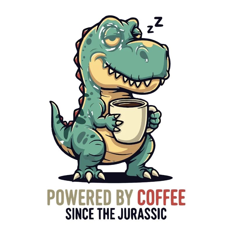 Dino Kaffee Humor