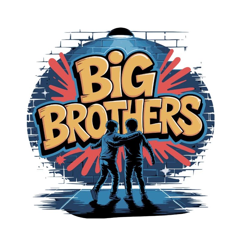 Duo de graffitis Big Brothers
