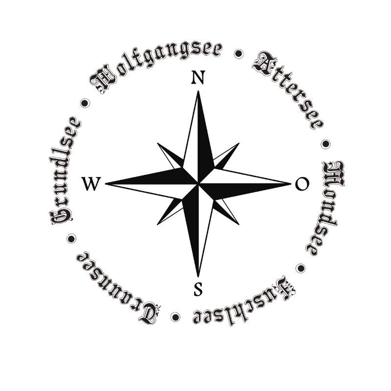 Salzkammergut Kompass 6 Seen Design