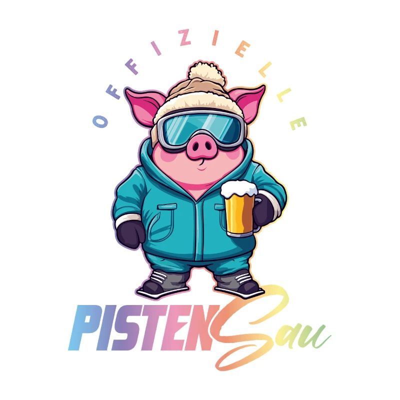 Pisten Sau Skibrille Apres Ski