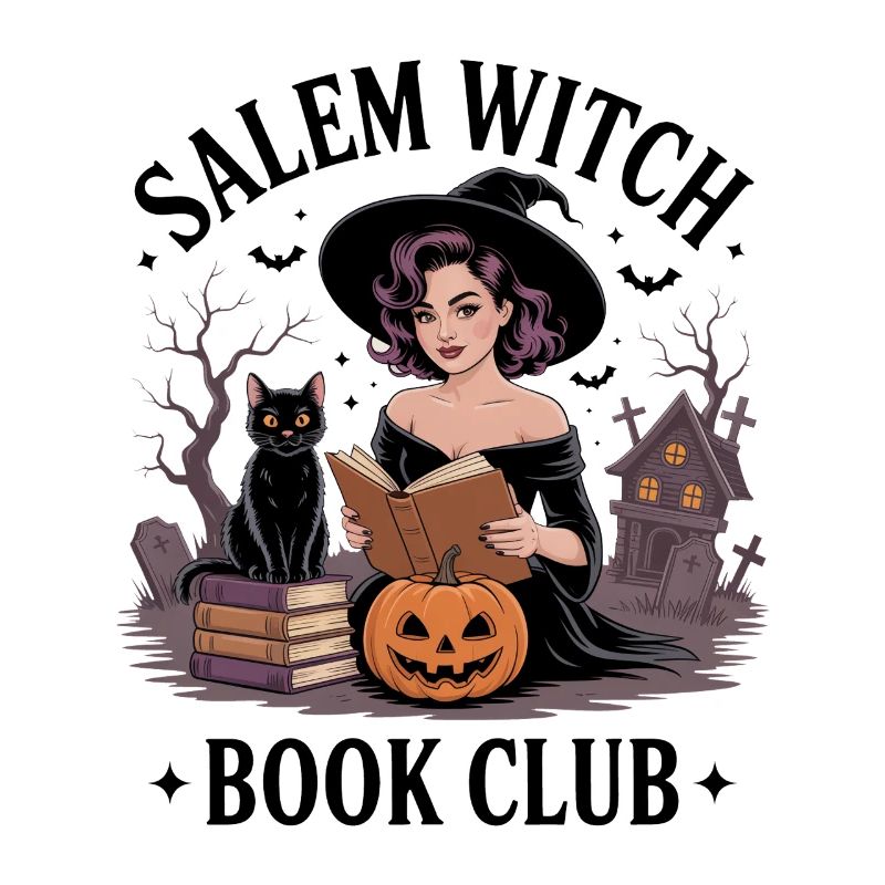 Hexenbuchclub Halloween-Design