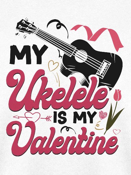 Hawaiian Ukulele Uke Valentines