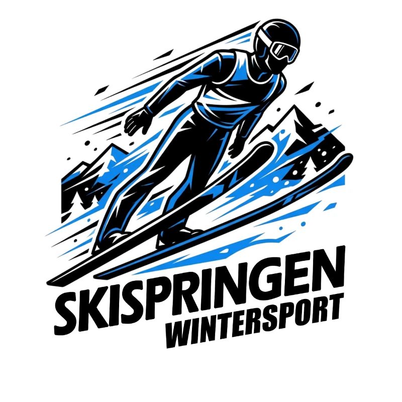 Skispringen Wintersport Berge Action