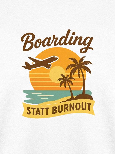 Boarding statt Burnout, Tropischer Sonnenuntergang
