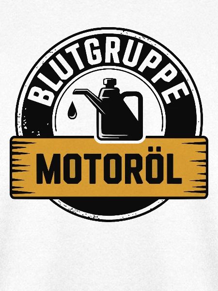 Blutgruppe Motoröl Schrauber Design