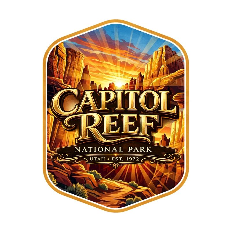 Capitol Reef Sonnenuntergang Patch