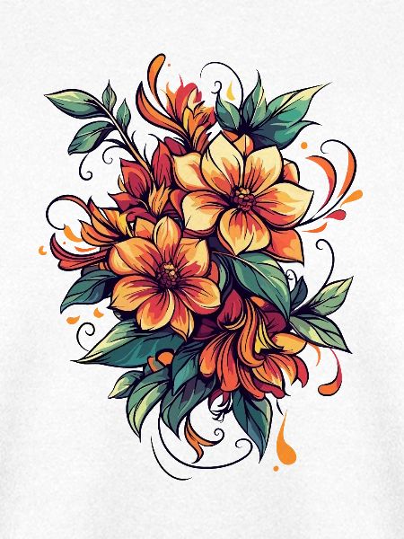Feuerblüten Bouquet