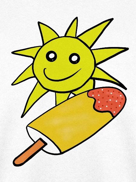 Sommer Sonne Eis Eiskrem Sommerzeit