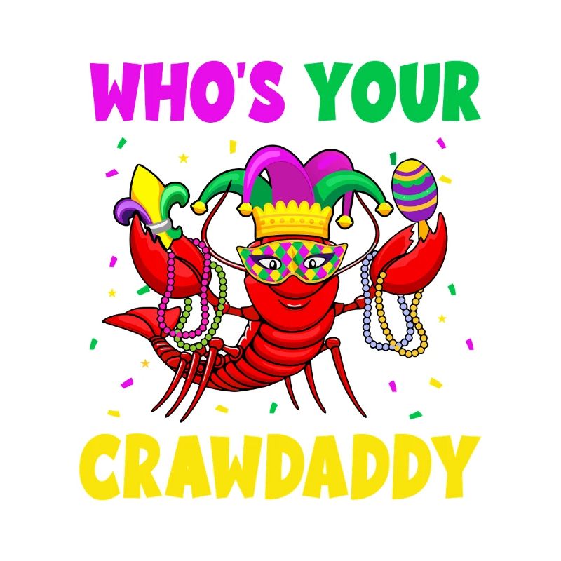 Masque de Mardi Gras Crawdaddy