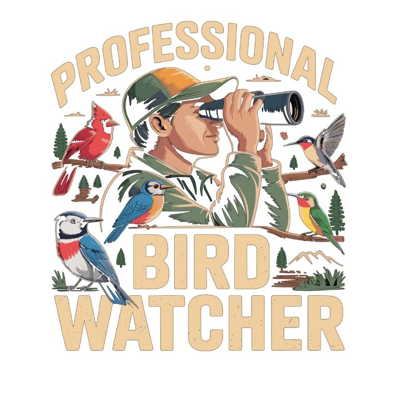 Professioneller Birdwatcher Vogelbeobachter