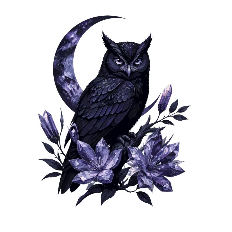Nachtvogel Amethystblüten