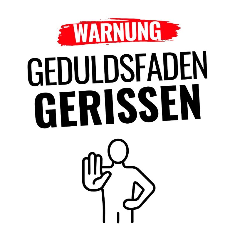Warnung Humor Statement
