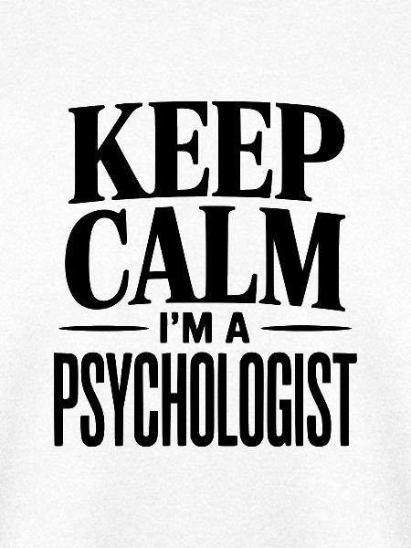Bleib ruhig. Ich bin Psychologe.