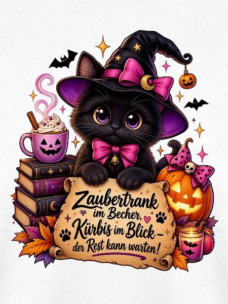 Katzenzauber Halloween Becher
