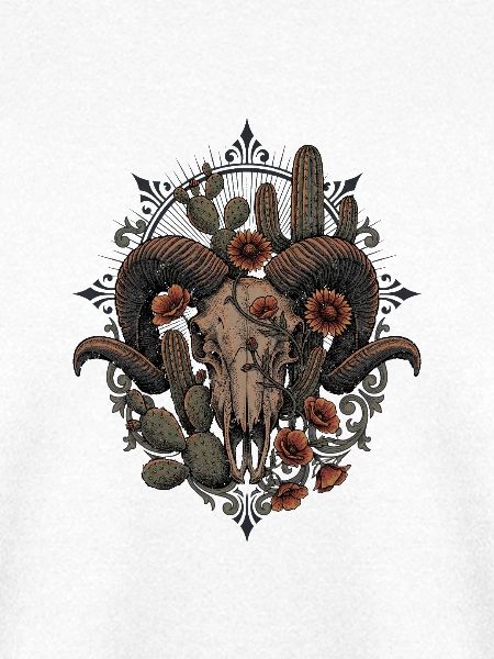 Mix Desert Skull Art