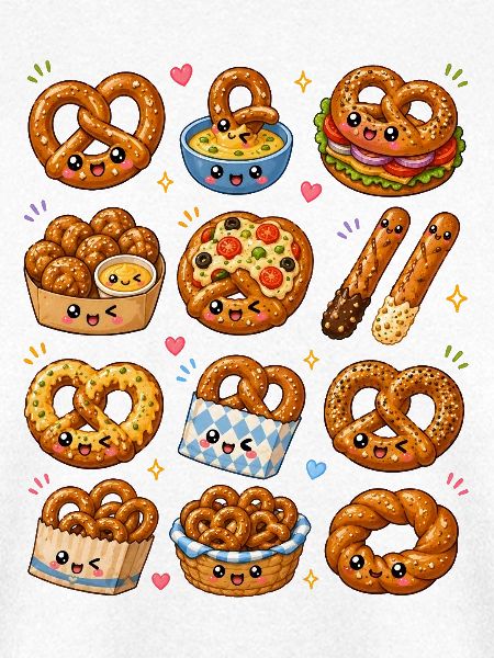 Kawaii Brezeln | Laugengebäck & Snack