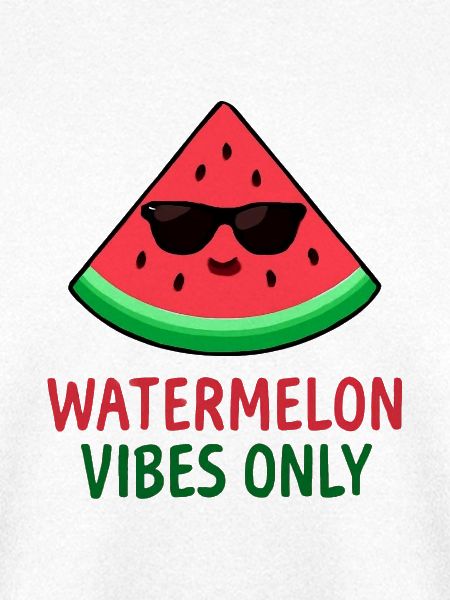 Nur Watermelon Vibes – Süßes Sommerfruchtdesign