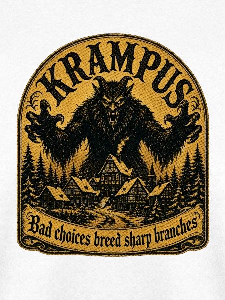 Weihnachtsdämon Geschenk Krampus Maske Kramperl