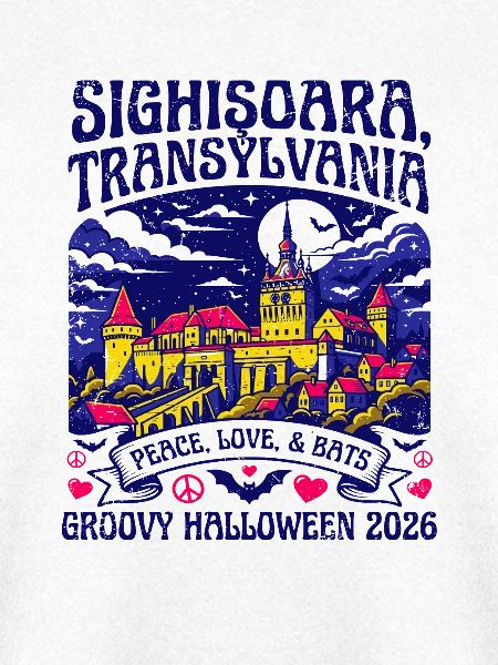 Sighisoara Transylvania Groovy Halloween Bats