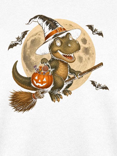 T-Rex Hexe Halloween Dinosaurier T-Rex