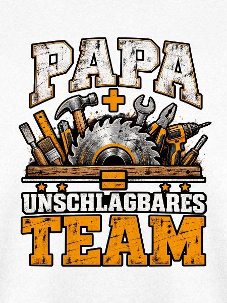 Papa + unschlagbares Team Handwerker