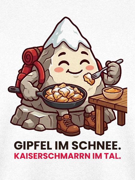 Berg Kaiserschmarrn Gipfel im Schnee