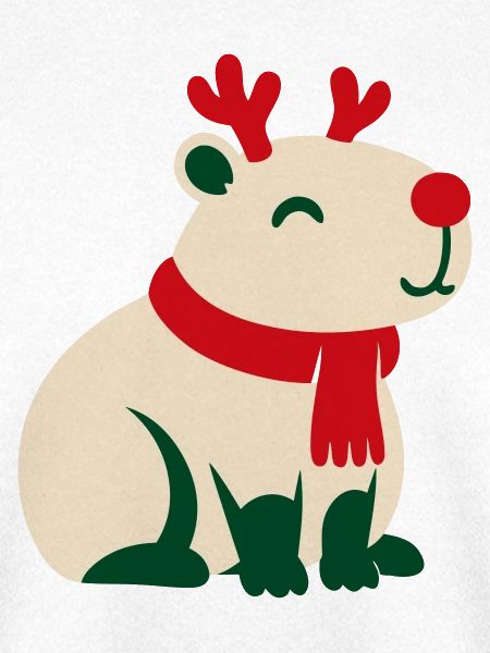 Rentier Rote Nase Clipart