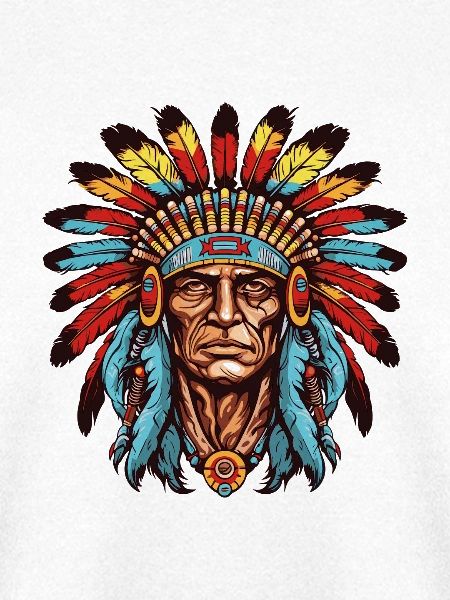 Portrait Indianer Native American