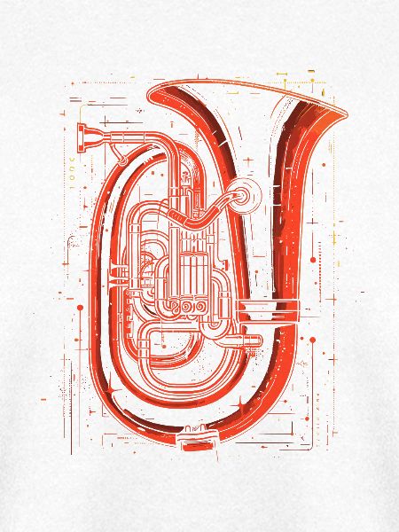 Tuba Zeichnung