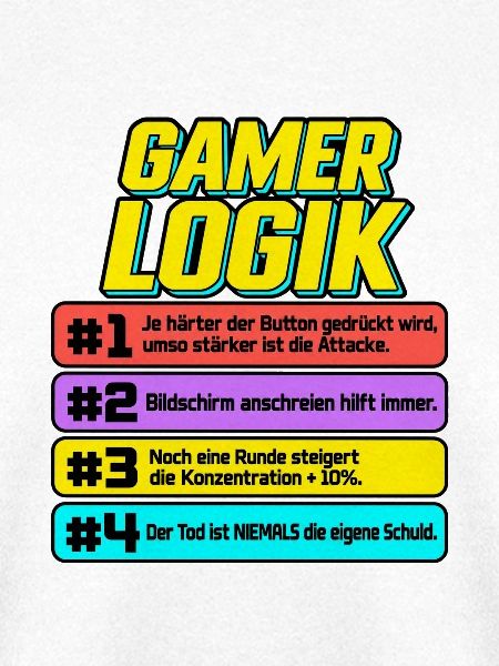 Gamerlogik Sprüche Banner
