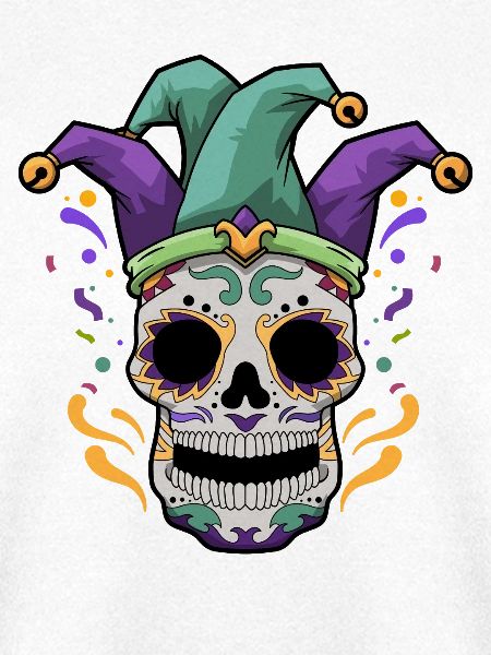 Mardi Gras Totenkopf