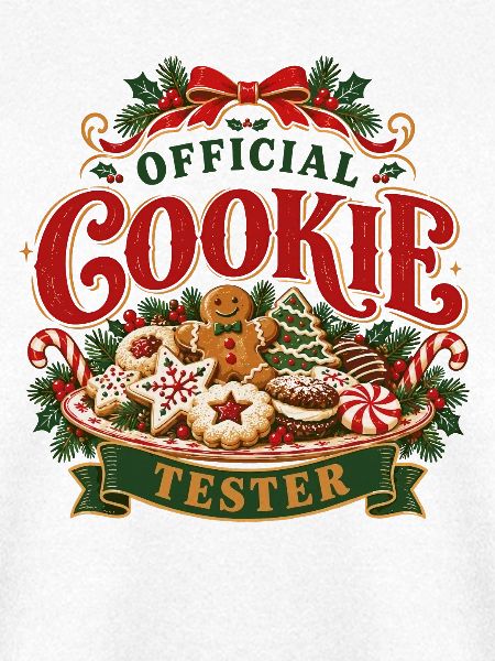 Offizielles Kekstester-Weihnachtsbackdesign