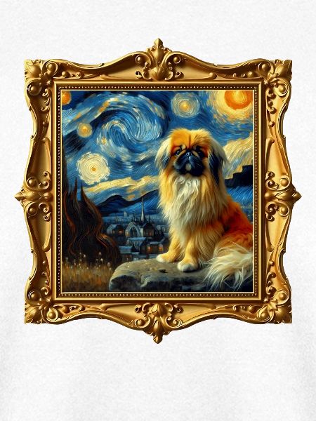 Starry Pekingese Night