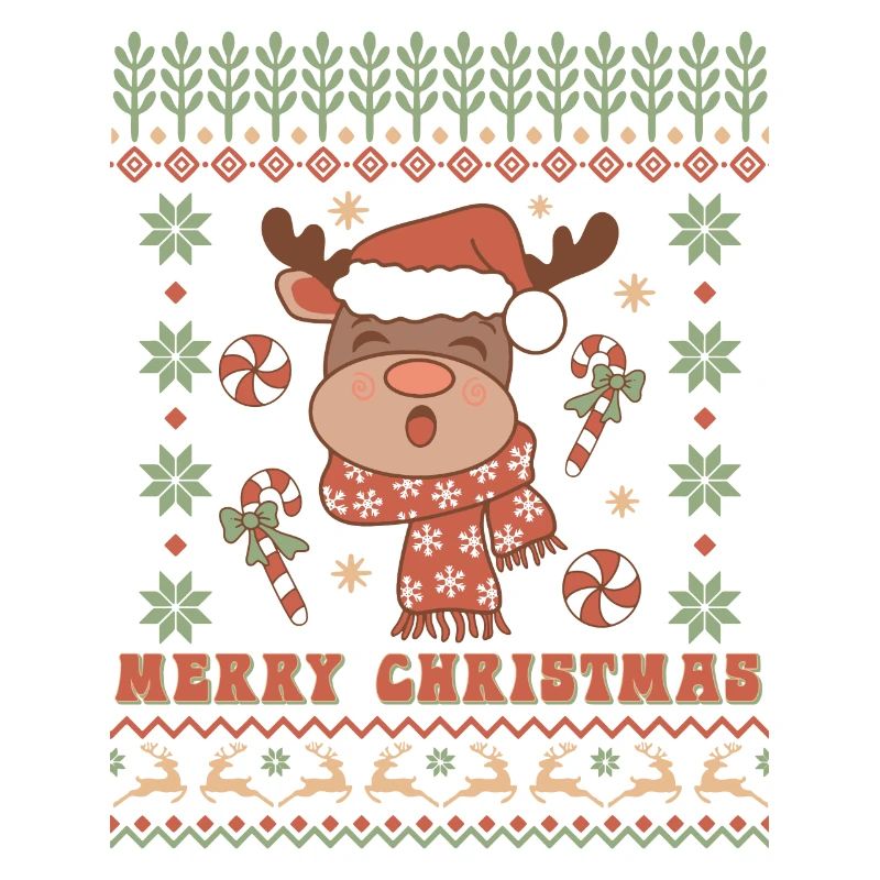 Pull de Noël moche