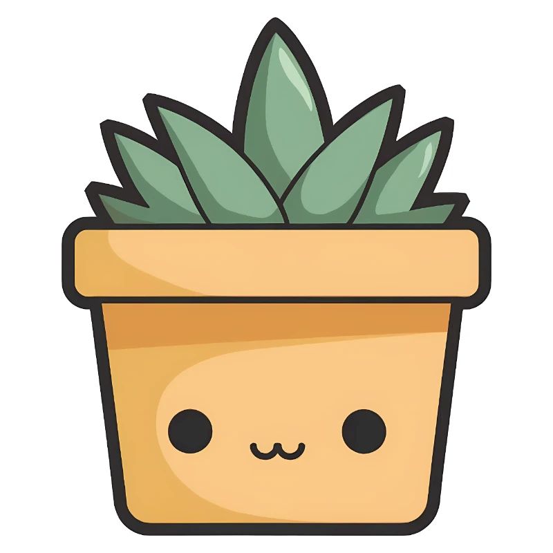 Kawaii Blumentopf