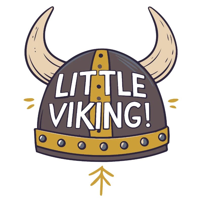 Kleiner Wikinger Held Helm