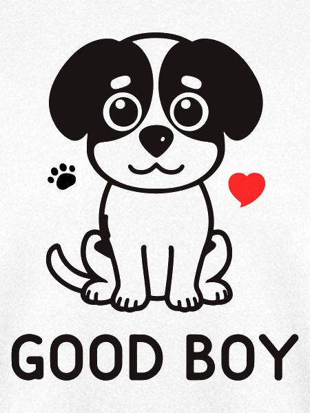 Good Boy – Süßes Hunde Motiv