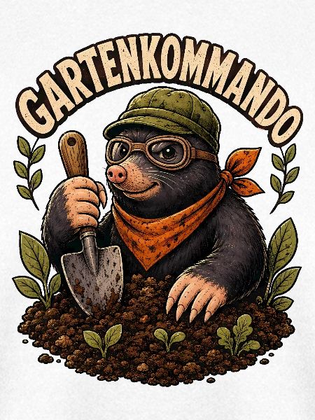 Gartenkommando Maulwurf Beet