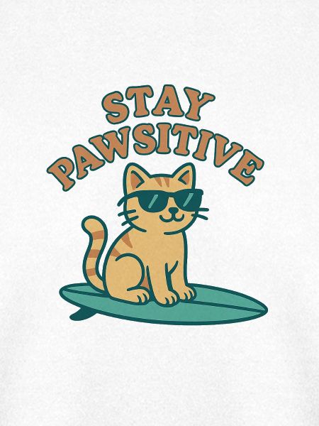 Stay Pawsitive – Coole Katzen-Vibes