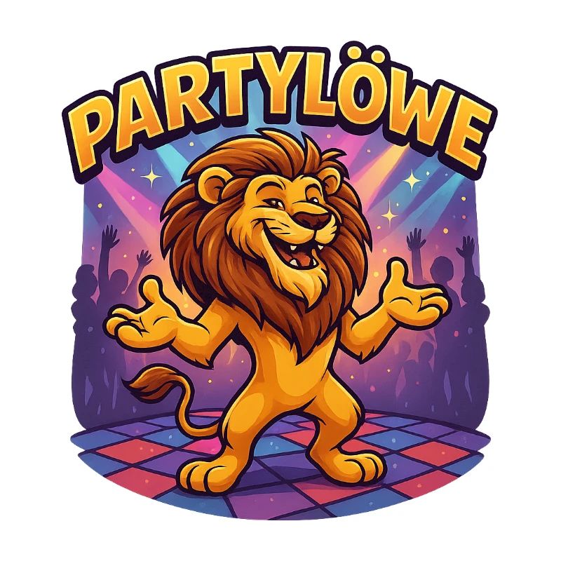 Partylöwe Disco Tanz