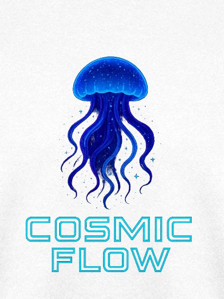 Kosmische Meeres Qualle Neon
