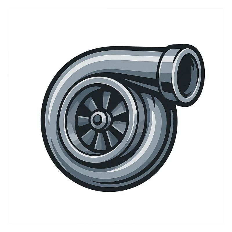 Mechanische Grafik Turbo