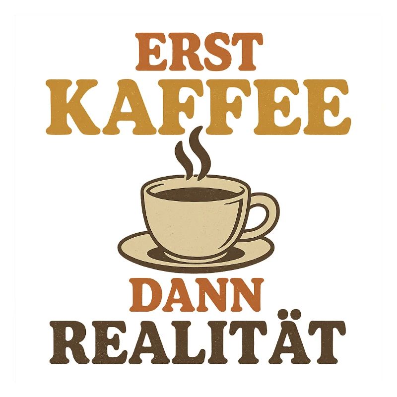 Erst Kaffee Dann Realität