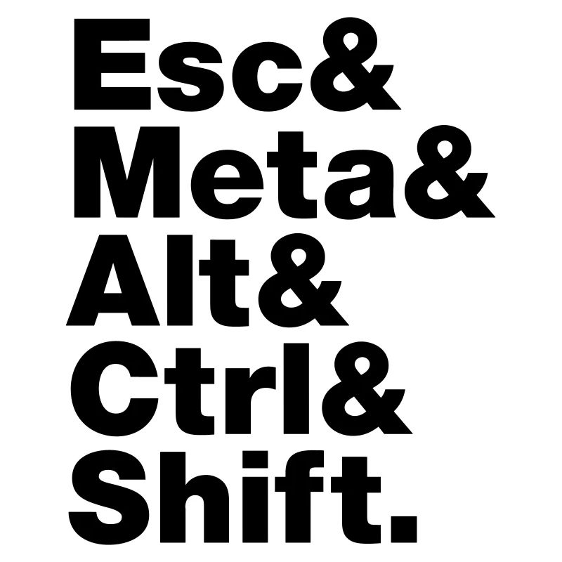 Esc & Meta & Alt & Strg & Shift