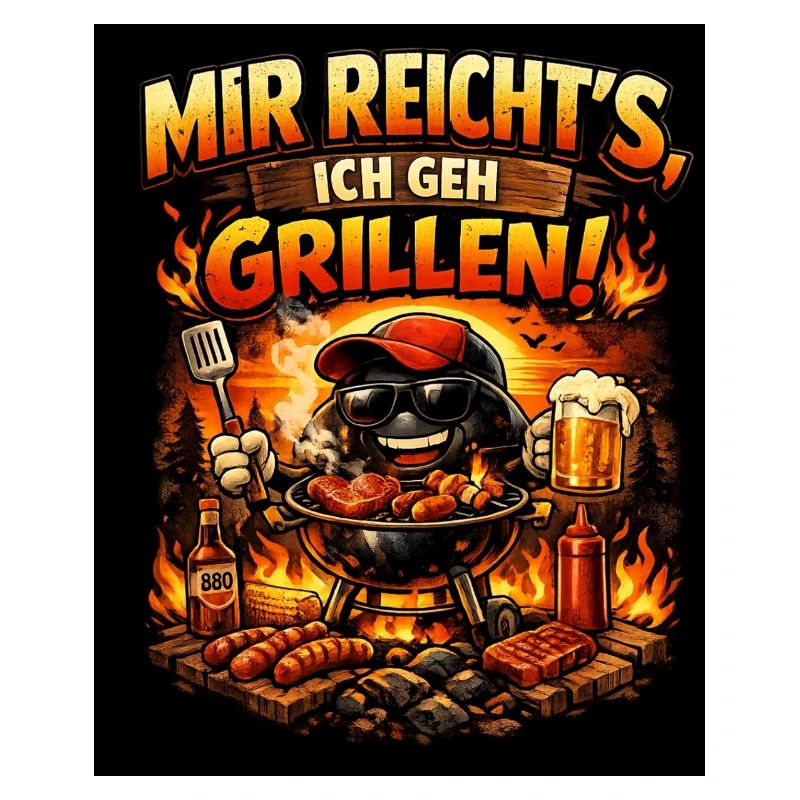 I've had enough, I'm going to have a barbecue