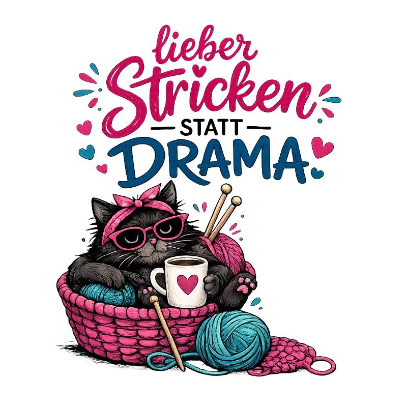 Lieber Stricken statt Drama