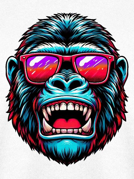 Gorillas mit Sonnenbrille