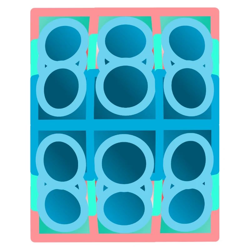 blue pattern, graphic art
