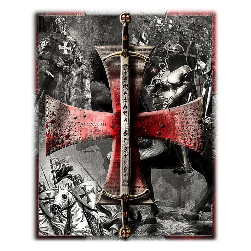 Templer aus Stahl - Rot