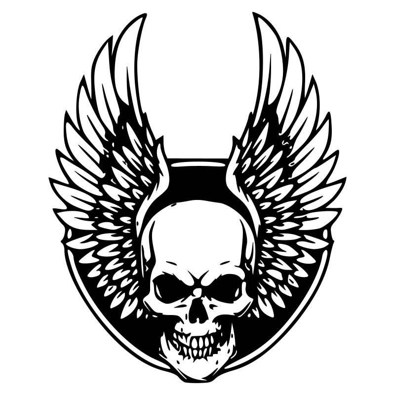Griffe de mort avec ailes d’ange